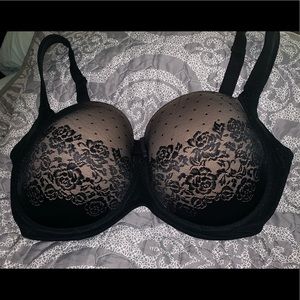 Soma Black Lace/Nude Molded Full Coverage 38G
